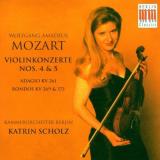 W.A. Mozart Con Vn 4 5 Adagio Rondo (2) Scholz*katrin (vn) Scholz Berlin Co 