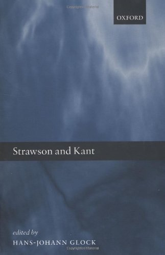 Hans Johann Glock Strawson And Kant 