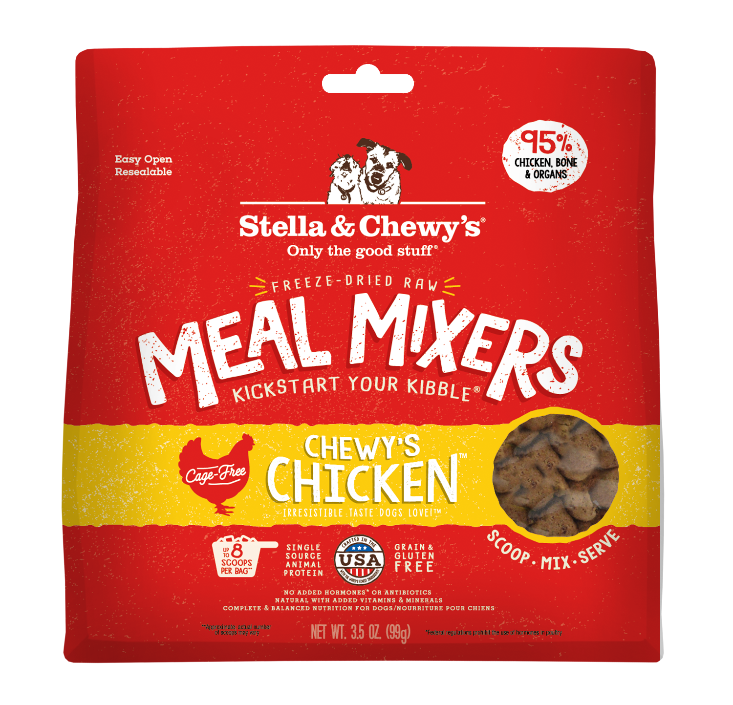 Stella & Chewy's Chicken Meal Mixers for Dogs
