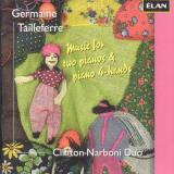 G. Tailleferre Music For 2 Pianos & Piano 4 H Clinton Narboni (pno) 