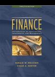 Ronald W. Melicher Finance Introduction To Institutions Investments And Ma 0 Edition; 