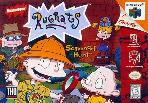 Nintendo 64 Rugrats Scavenger Hunt E 