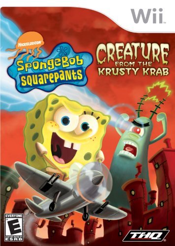 Wii Spongebob Creature From The Kr Thq 