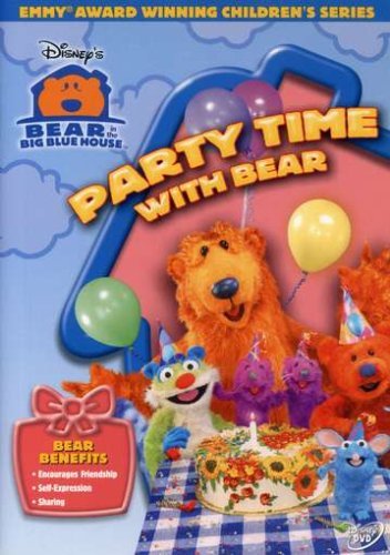 Party Time W Bear Bear In The Big Blue House Clr Nr 