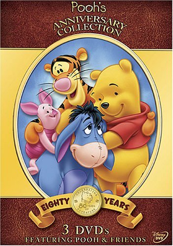 Winnie The Pooh 3pak Pooh's 80th Anniversary Clr Chnr 3 Dvd 