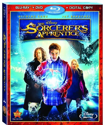 The Sorcerer's Apprentice (2010)/Nicolas Cage, Jay Baruchel, and Alfred Molina@PG@Blu-ray