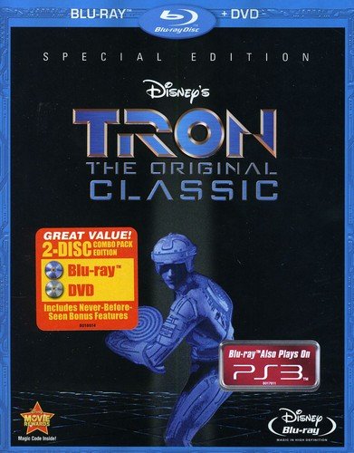 Tron/Bridges/Boxleitner/Hughes/Warn@Blu-Ray/Dvd@Pg