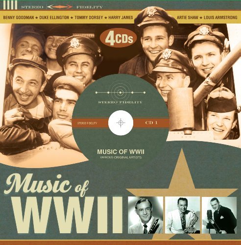 (original Artist Re Recordings & Vintage Live Reco Music Of Wwii (limited Edition 4 CD Set) 