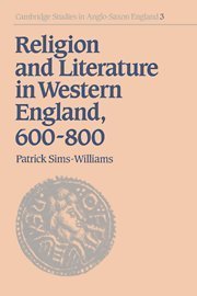 Patrick Sims Williams Religion And Literature In Western England 600 80 