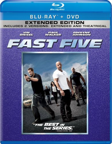 Fast Five/Diesel/Walker/Johnson@Blu-Ray/Ws@Pg13/Incl. Dvd/Dc