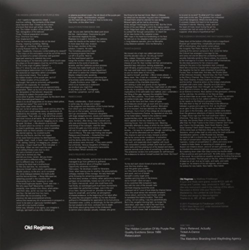 Matthew Friedberger/Old Regimes