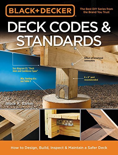 Bruce A. Barker Black & Decker Deck Codes & Standards How To Design Build Inspect & Maintain A Safer 