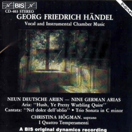 George Frideric Handel/Handel: 9 German Arias Hwv 202@Hogman*christina/Quattro Tempe