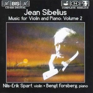 J. Sibelius/V 2: Music For Violin & Piano@Forsberg*bengt/Sparf*nils-Erik