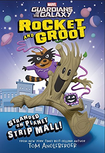 Tom Angleberger/Rocket and Groot@ Stranded on Planet Strip Mall!