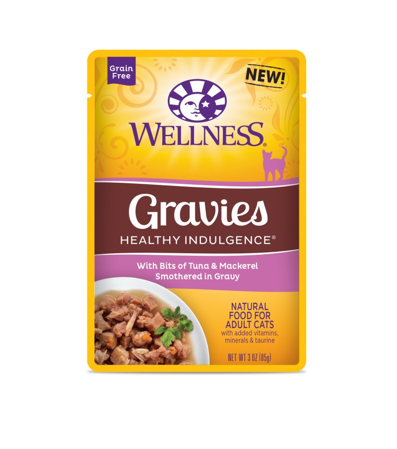 Wellness Complete Health Healthy Indulgence Gravies with Tuna & Mackerel in Gravy for Cats