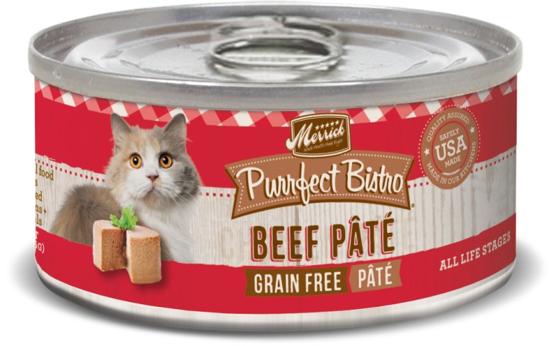 Merrick Purrfect Bistro Grain Free Beef Pâté for Cats