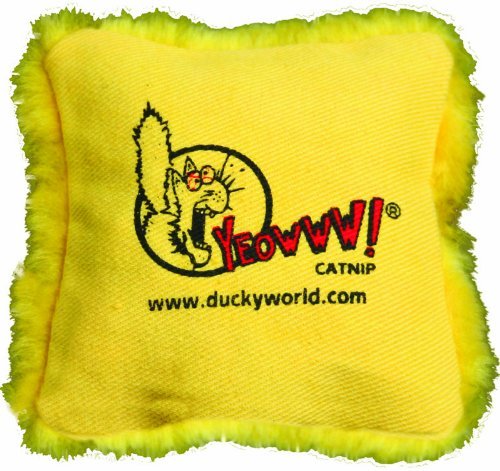 Catnip Pillow, Yellow,