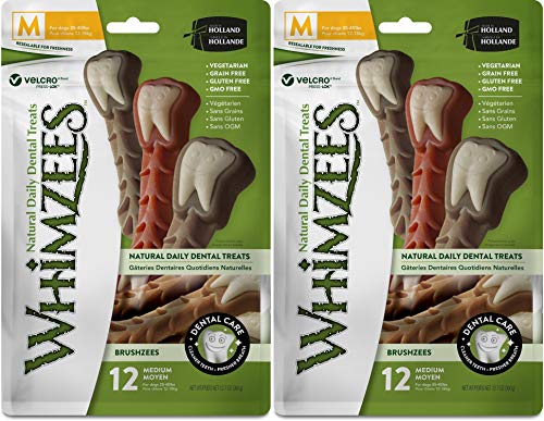 WHIMZEES® Brushzees® All Natural Daily Dental Treat for Dogs
