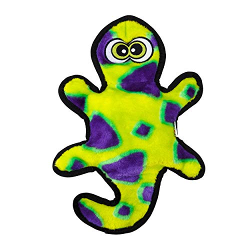Outward Hound Invincibles Gecko Plush Dog Toy-Green