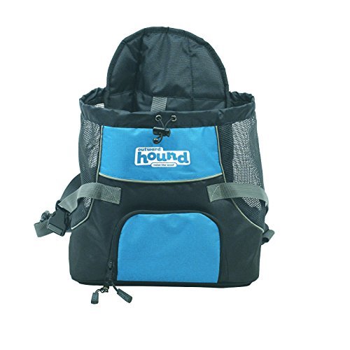 Outward Hound Poochpouch Front Dog Carrier-Blue