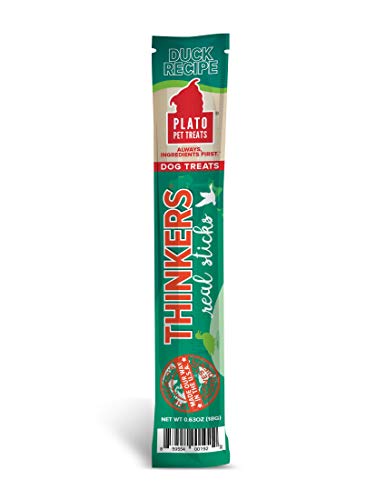 Plato Pet Treats Thinker Sticks - Duck Dog Treats