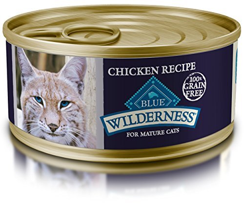 Blue Buffalo-Wilderness Grain Free Chicken Recipe Canned Food For Mature Cats
