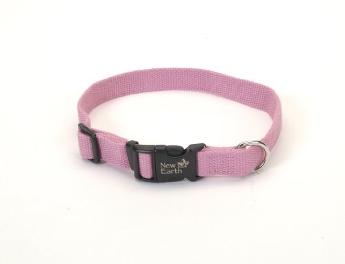 New Earth Soy Adjustable Dog Collar-Rose