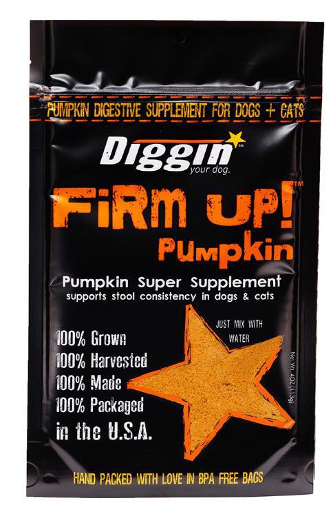 Firm Up! Pumpkin Flakes Digestive Aid 4oz-Diggin' Your Dog-