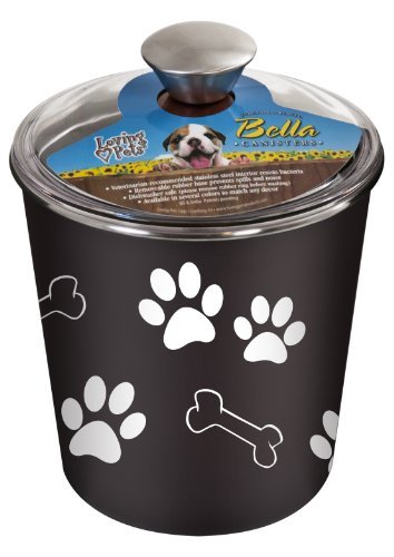 Bella Bowl Canister for  Treat Storage-Espresso