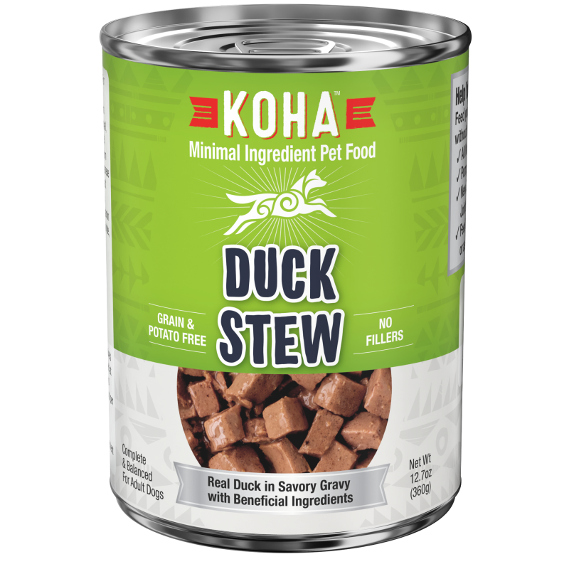 KOHA Minimal Ingredient Duck Stew for Dogs