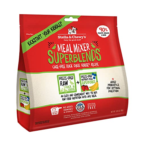 Stella & Chewy's Cage-Free Duck Duck Goose SuperBlends Meal Mixer for Dogs