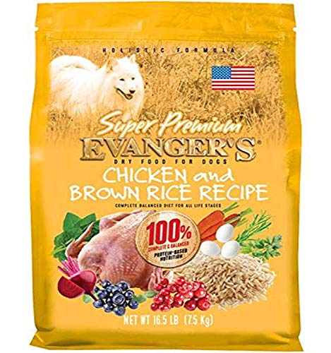 Evanger's Chicken With Brown Rice Dry Dog Food