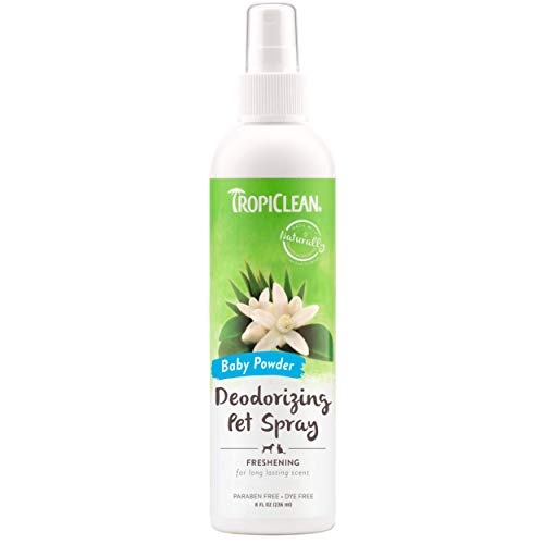 TropiClean Baby Powder Deodorizing Pet Spray