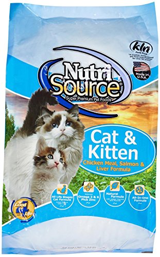 NutriSource® Cat & Kitten Chicken Meal, Salmon & Liver