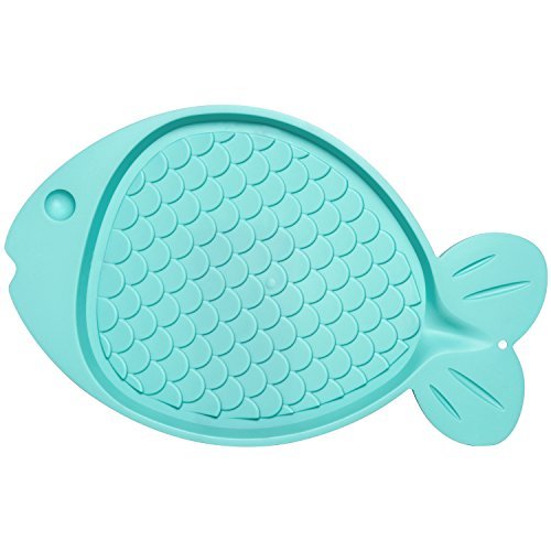 Bella Spill-Proof Fish-Shaped Cat Mat