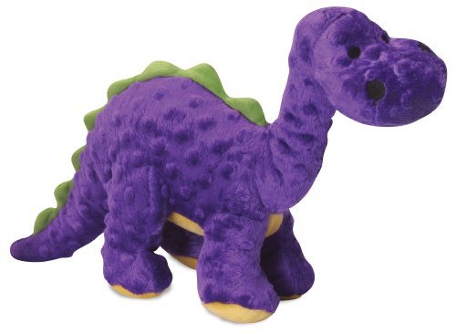 goDog Dinos Bruto Chew Guard Squeaky Plush Dog Toy