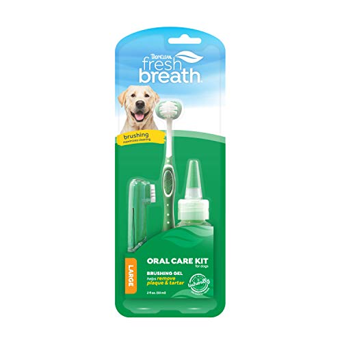 Fresh Breath by TropiClean Oral Care Kit for Dogs