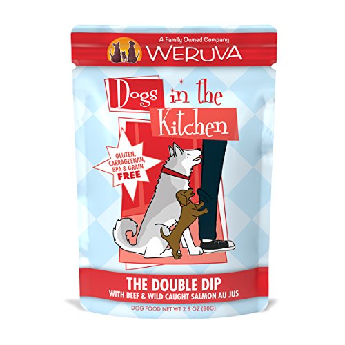 Weruva Dogs in the Kitchen The Double Dip with Beef & Wild Caught Salmon Au Jus for Dogs