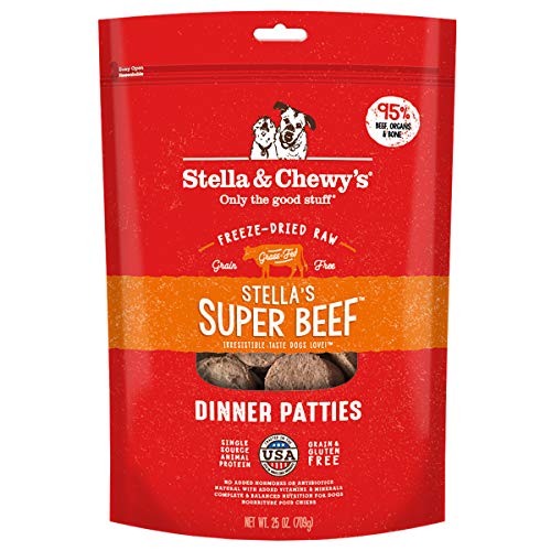 Stella & Chewy's Stella's Super Beef Freeze-Dried Dinner Patties for Dogs