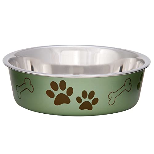 Bella Bowls® Metallic Artichoke Dog Bowl