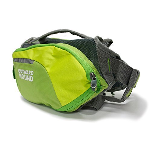 Outward Hound DayPak Dog Saddleback Backpack-Green