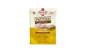 Primal Raw Frozen Dog Food, Patties, Rabbit, 6-lb-