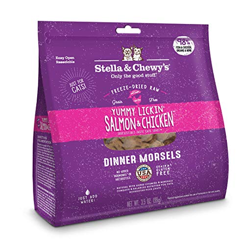 Stella & Chewy's Freeze-Dried Salmon & Chicken Morsels for Cats 3.5oz