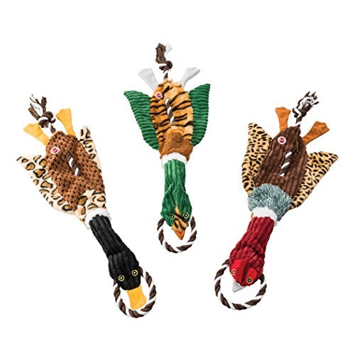 Mini Skinneeez Tugs Ducks Dog Toy 14"-Assorted