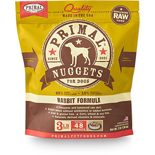 Primal Frozen Raw Food for Dogs - Rabbit