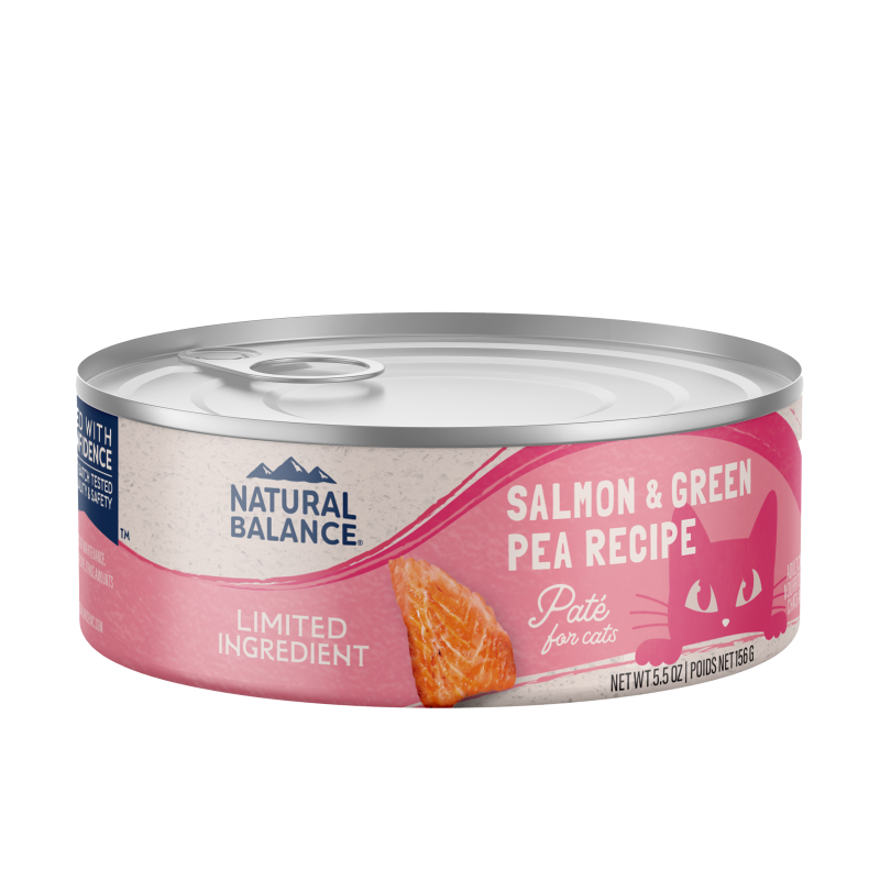 Natural Balance L.I.D. Limited Ingredient Diets® Salmon & Green Pea Canned Cat Formula