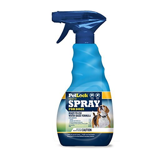 PetLock Flea & Tick Dog Spray - Kills on Contact & Repels Pests - Pet Protection