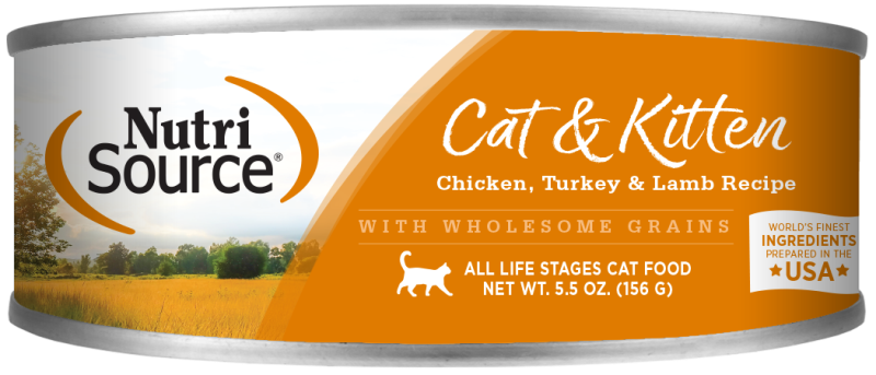 NutriSource® Chicken, Turkey & Lamb Cat and Kitten Formula