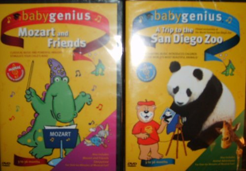 Baby Genius Trip To The San Diege Zoo Mozart & Friends 